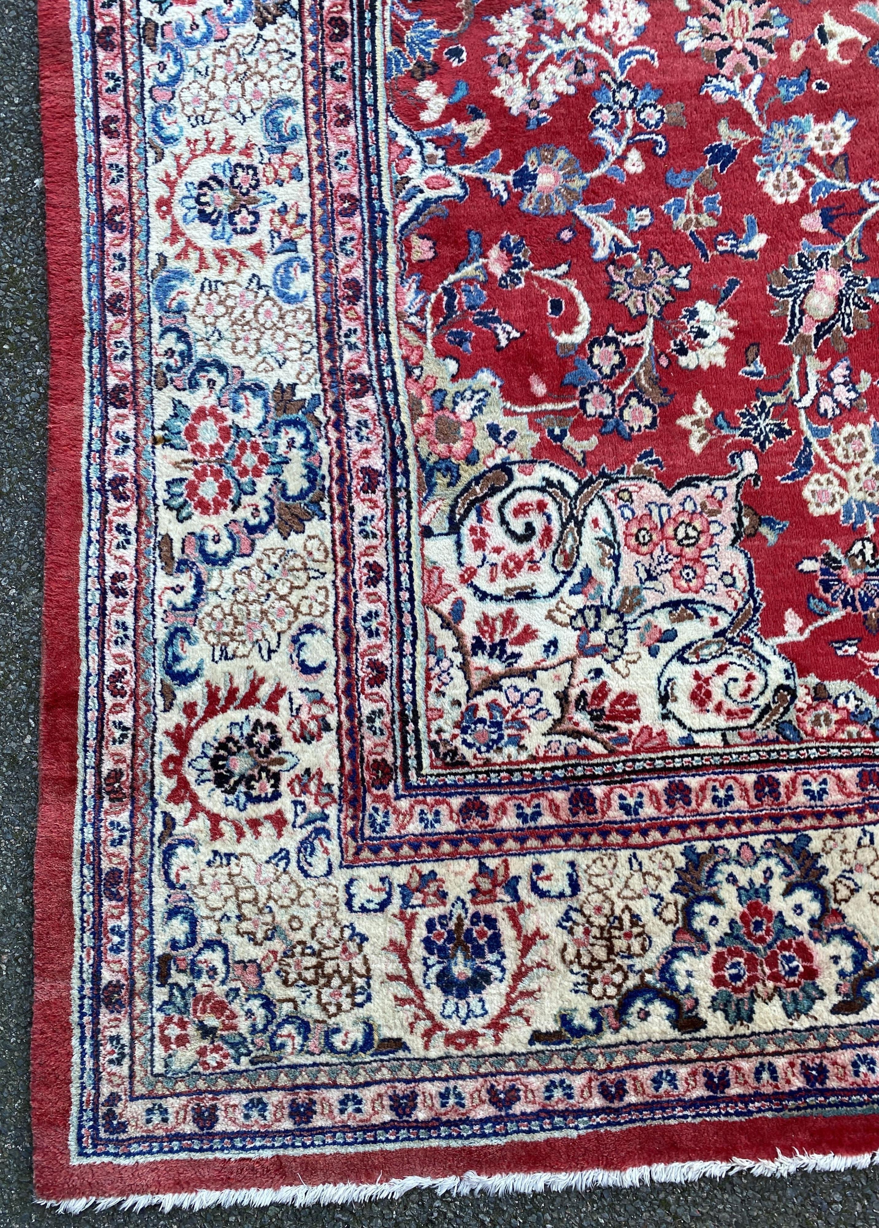A Persian Mahal red ground carpet, 410 x 319cm